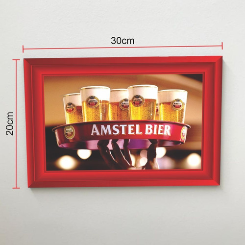 Quadro 30x20 Cerveja Amstel Modelo 4