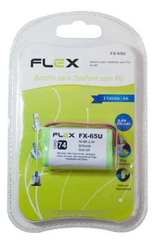 Bateria Para Telefone S/fio Flex Fx 65u #3203