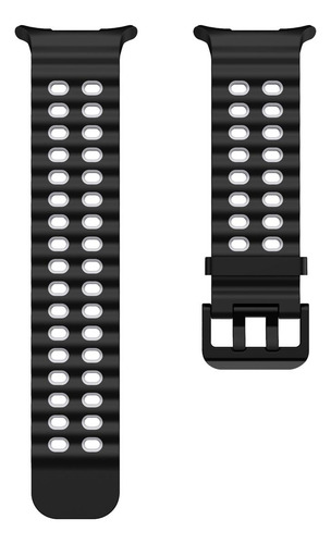 Pulseira Ondas Sport Ltimports P/ Galaxy Watch Ultra Sm-l705 Cor Lt-preto/cinza