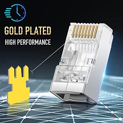 Conectores Jodroad Rj45 Cat6 Cat 6a Blindados Conector De En