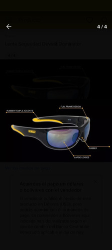 Lentes Dewalt De Seguridad 