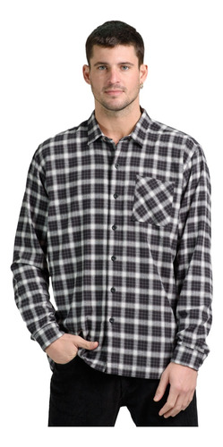 Camisa Hombre Brooksfield Cuadros Moda Regular Fit 3558b 