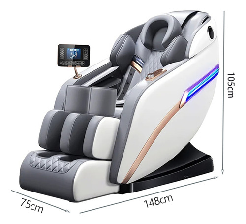 Sillón Automático De Masaje Doméstico Tipo Capullo Espacial Blanco