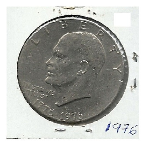 Moneda De Usa  One Dolar 1976  Eisenhower Bicentenario
