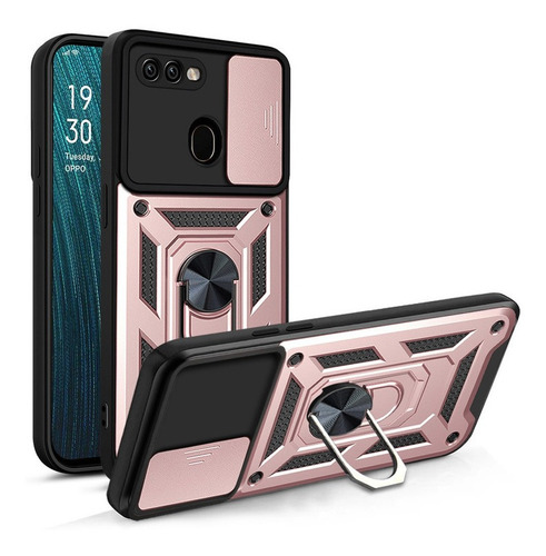 Carcasa Con Protector De Cámara Para Oppo A5s/a7 2018/a12
