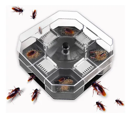 Caja Trampa Para Cucarachas, Control De Plagas, Captura