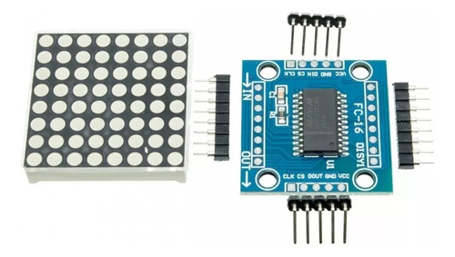 Modulo Display Matriz Puntos 64 Leds Max7219 Arduino Pic Ar