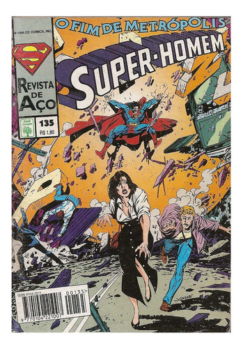 Hq Super-homem Nº 135 - A Destruição De Metrópolis