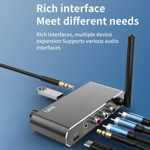 Xfw1 Receptor De Audio V5.2 Compatible Con U Disk Play Con