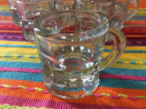 Jarritas Vasos Con Asa De Vidrio (precio Publicación X6)