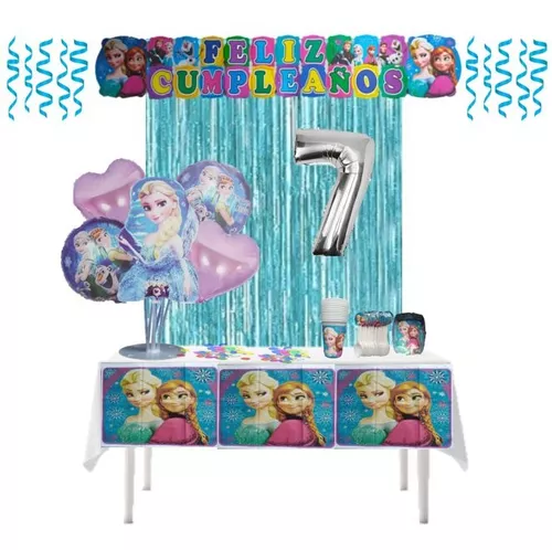 Kit De Decoración Piñata Fiesta Infantil Frozen 12 Invitados