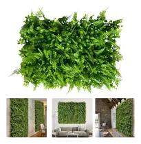 Comprar Placa De Samambaia Mista Jardim Vertical Artificial Premium Cor Verde Placa Samambaia Artificial Jardim Vertical Muro Inglês Planta Permanente Painel Verde Jardim Preservado 60x40
