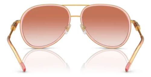 Cores da lente solar Versace Ve2260: lente rosa, gradiente, vareta, marrom, transparente, 100213, moldura 100213, marrom transparente