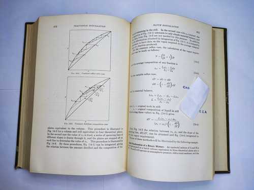 Libro The Elements Of Fractional Distillation 185n6 (Usado)
