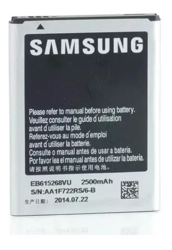 Bateria Pila Samsung Galaxy Note 1 N7000 I9220 Eb615268vu