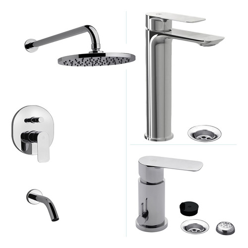 Combo Fv Coty Monocomando Ducha + Lavatorio Alto + Bidet