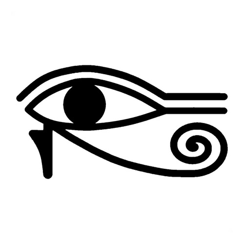 Adesivo Várias Cores 115x59cm - Olho De Hórus Eye Of Horus E