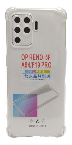 Carcasa Para Oppo Reno 5 Lite Transparente Antigolpe