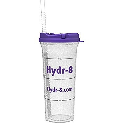 Hidr-8 Púrpura Botella 32 Oz De Agua Con Tapa Giratoria
