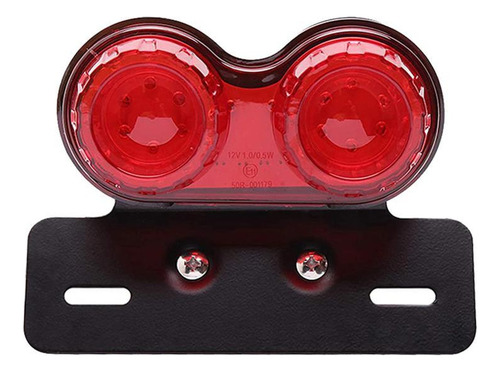 Luz Led De Freno Trasera For Motocicleta Con Señal De Giro