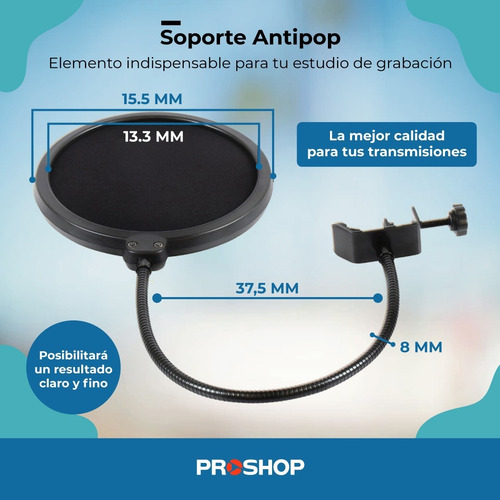 Imagen 4 de 10 de Microfono Condensador Condenser Estudio Bm800 En 6 Cuotas !