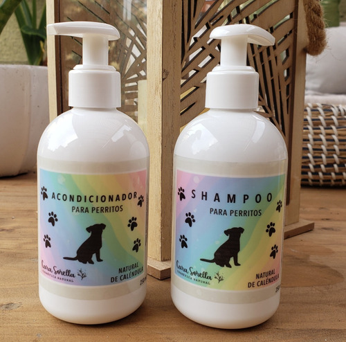 Pack Shampoo Y Acondicionador, Natural, Mascota (perros) 250