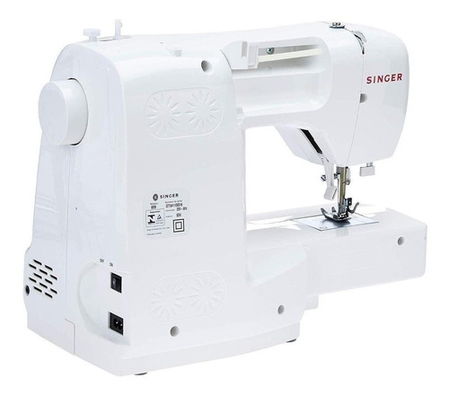 Imagen 3 de 5 de Máquina de coser recta Singer Starlet 6699 portable blanca y rosa 127V