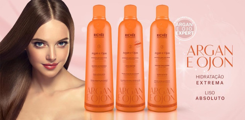Kit Richée Professional Argan E Ojon Progressiva 3x1 Litro