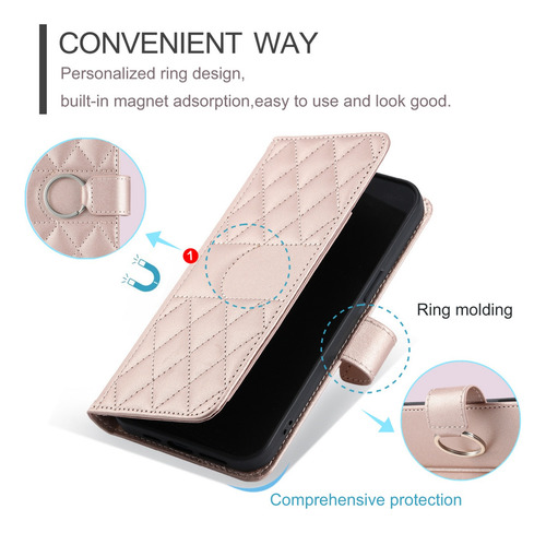 Funda Para Xiaomi Poco M6 Plus/c75/m7 Pro 5g Wallet De Piel Sintética Con Soporte Abatible Que Protege La Funda Del Telé