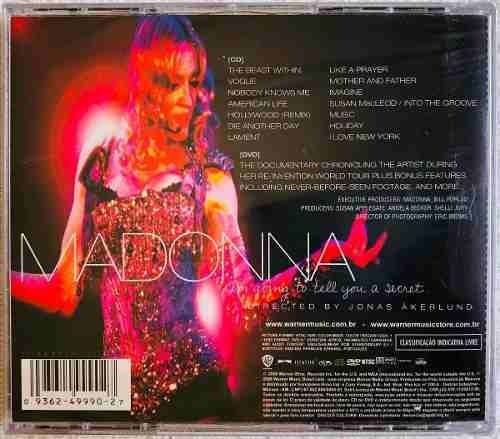 Kit Cd + Dvd Madonna - Im Going To Tell You A Secret