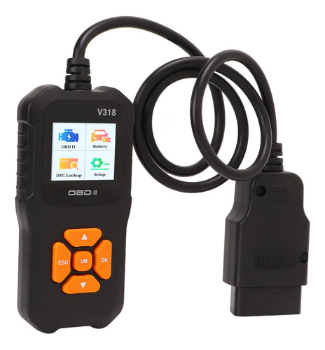 Scanner V318 Obd2, Tela Colorida De 1,8 Polegadas, Falha De