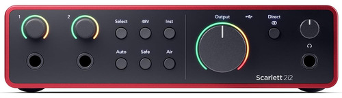Audio Input Usb Audiodeluxe Focusrite Scarlett 2i2 (4a)