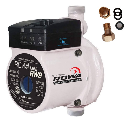 Presurizador De Agua Doméstico Bomba Rowa Mod. Mini-rw9