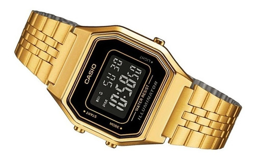 Relógio Feminino Casio La680wga-1bdf 12 Meses Garantia + Nf