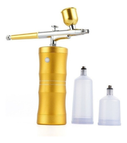 . Kit Airbrush Compressor De Aerógrafo Portátil Recarregável