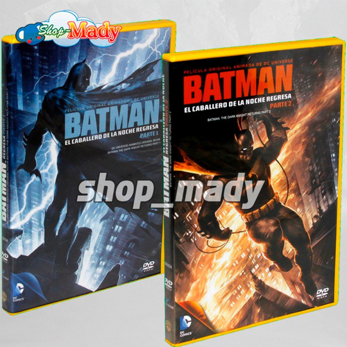 Batman El Caballero De La Noche Regresa Parte 1 Y 2 En Dvd