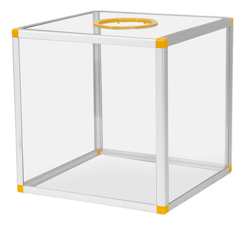 Caixa De Sorteio Limpa Caixa De 20x20x20cm Seis Lados Livres
