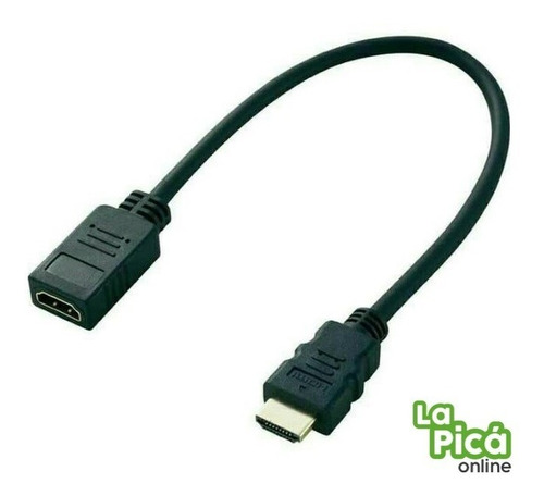 Extensión Hdmi Macho A Hembra 30 Cm Full Hd 4k