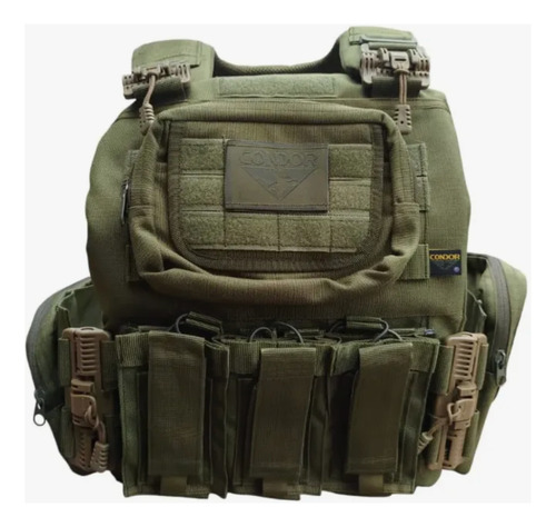 Chaleco Táctico Condor Molle Con Liberación Rápida Verde Verde