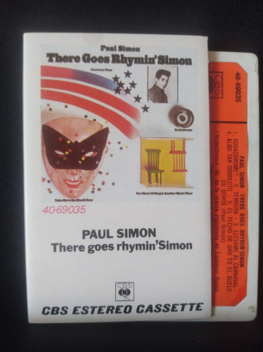 Cassette Paul Simon There Goes Rhymin´simon