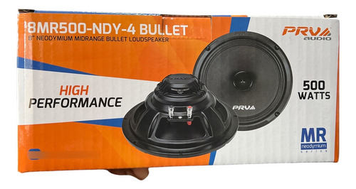 2 Piezas Para De Medio Open Shop Prv 8mr500-ndy-4 Bullet Negro