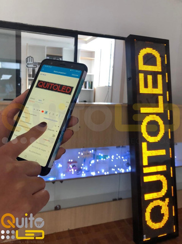 Imagen 3 de 10 de Letrero Led Programable Por Wifi Pasamensajes 500 Caracteres