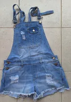 Comprar Jardinero Enterito Short Corto Jean Celeste 47 Street T 38 Celeste 38