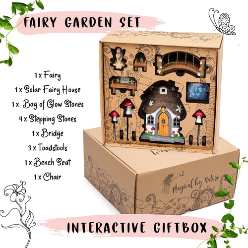 Wild Pixy - Kit De Accesorios Para Jardín De Hadas - Casa Mi