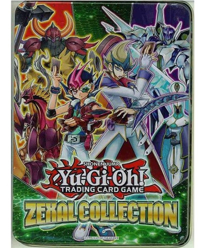 Caja De Lata Para Colección Yu-gi-oh Zexal De Konami
