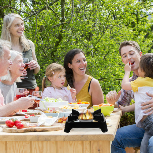 Estufa De Camping Portátil Pequeña Con Parrilla Cuadrada Par