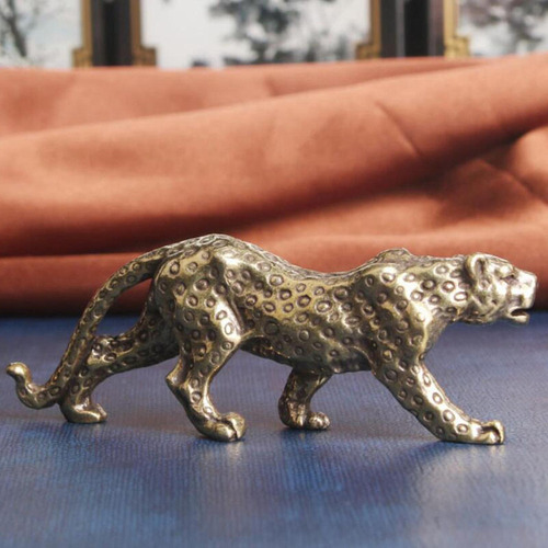 Estatuas De Figuras De Pantera Cobre Hecho A Mano Para La