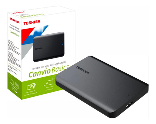 Disco Externo Toshiba Canvio Basics 4tb Usb 3.0 Hdtb540xk3ca