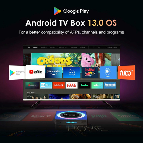 Android Tv Box 2025, Android Box 130 4 Gb Ram 64 Gb Rom Wifi