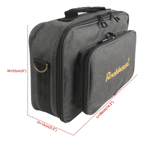 Caja De Pedal De Guitarra Caja De Pedalboard 36cmx23cmx14cm